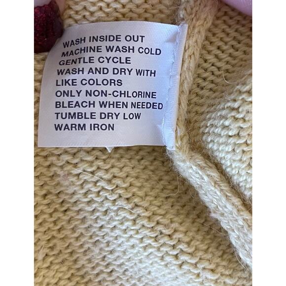 VTG Y2K GAP Size S Yellow Off Shoulder Sweater Top Knit Chic Coquette Preppy - Picture 9 of 12